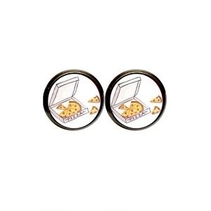 Pizza Earrings